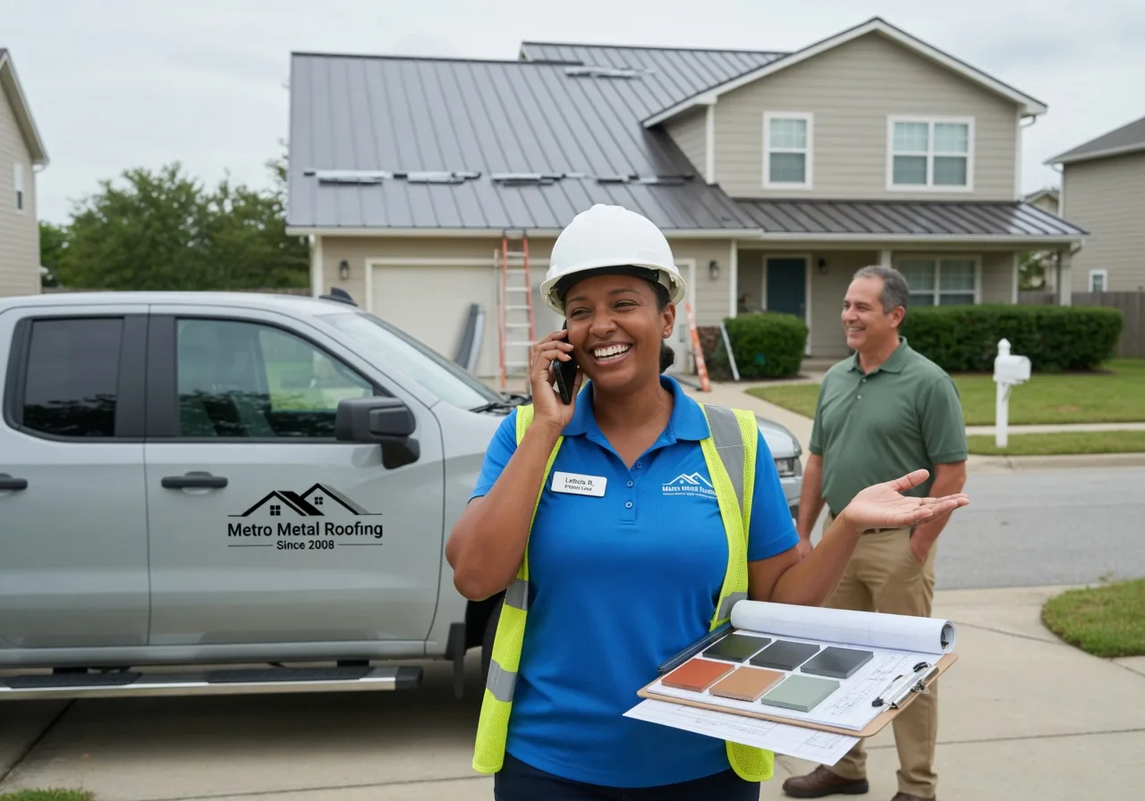 Storm Damage Metal Roof Repair in Cannelburg, IN